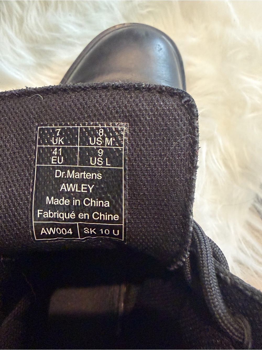 Dr. Martens Black Lace-Up Combat Boots - Picture 4 of 4